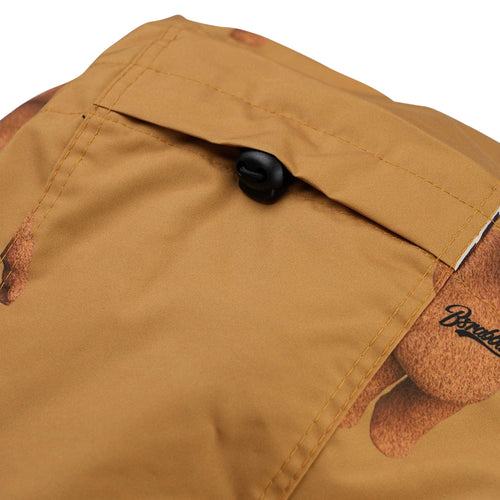 3D Bearrabbit Hooded Anorak Jacket Brown