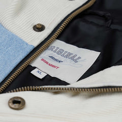 Hf Soft Hooded Anorak Jacket Cream / Navy