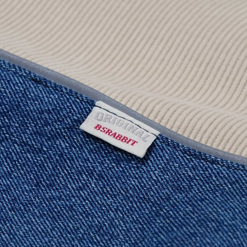 Hf Soft Hooded Anorak Jacket Denim / Khaki