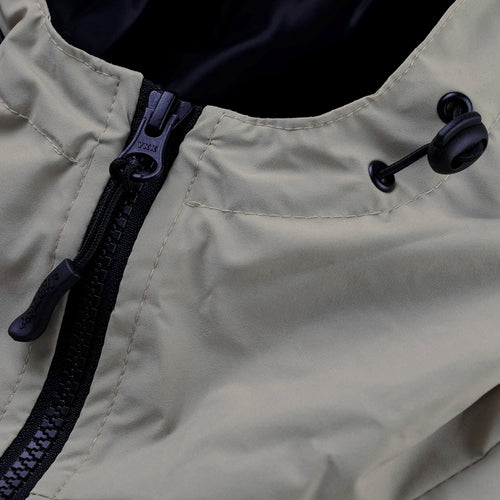 Bsr Hooded Anorak Jacket Khaki