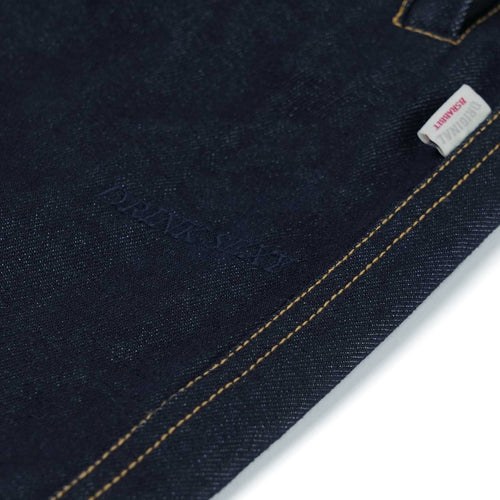 Dsxbs Super Wide Line Ventilation Wax Real Denim Pants Raw Blue