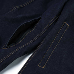 Dsxbs Super Wide Line Ventilation Wax Real Denim Pants Raw Blue