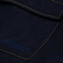 Dsxbs Super Wide Line Ventilation Wax Real Denim Pants Raw Blue