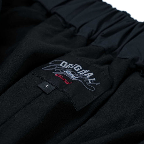 Bsr New Super Wide Jogger Pants Black