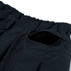 Bsr New Super Wide Jogger Pants Black