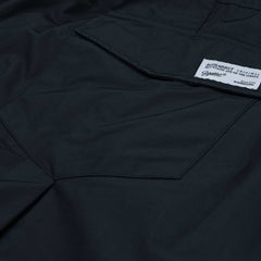 Bsr New Super Wide Jogger Pants Black