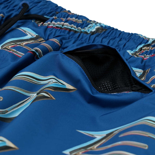 Isd High Super Wide Jogger Pants Ocean Blue