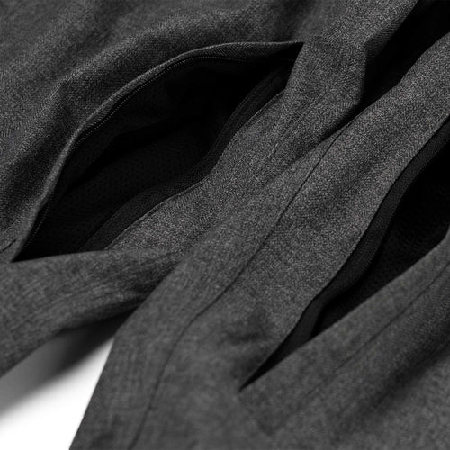 Logo Herringbone Super Wide Ventilation Pants Charcoal