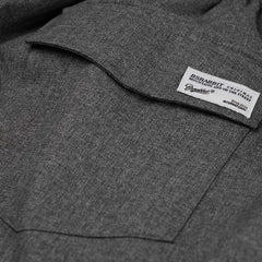 Logo Herringbone Super Wide Ventilation Pants Charcoal