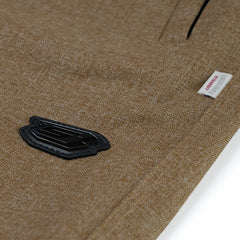 Logo Herringbone Super Wide Ventilation Pants Brown