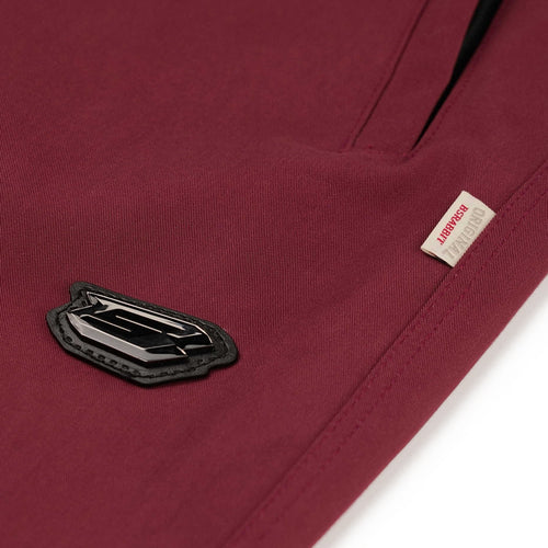 Logo Cotton Super Wide Ventilation Pants Burgundy