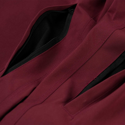 Logo Cotton Super Wide Ventilation Pants Burgundy