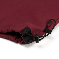 Logo Cotton Super Wide Ventilation Pants Burgundy