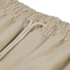 Logo Super Wide Ventilation Pants Beige