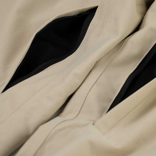 Logo Super Wide Ventilation Pants Beige