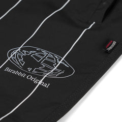 Stripe Sporty Super Wide Jogger Pants Black