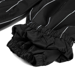 Stripe Sporty Super Wide Jogger Pants Black