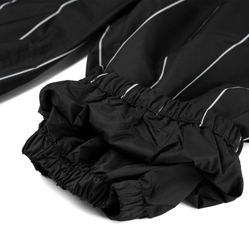 Stripe Sporty Super Wide Jogger Pants Black