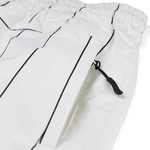 Stripe Sporty Super Wide Jogger Pants White