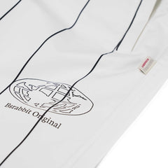 Stripe Sporty Super Wide Jogger Pants White