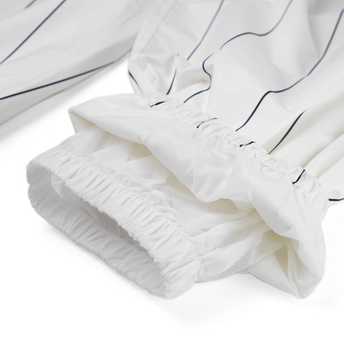 Stripe Sporty Super Wide Jogger Pants White