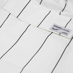 Stripe Sporty Super Wide Jogger Pants White