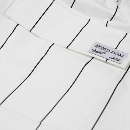 Stripe Sporty Super Wide Jogger Pants White