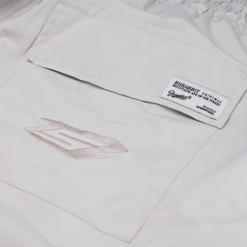 Spiderweb Super Wide Jogger Pants Silver Gray