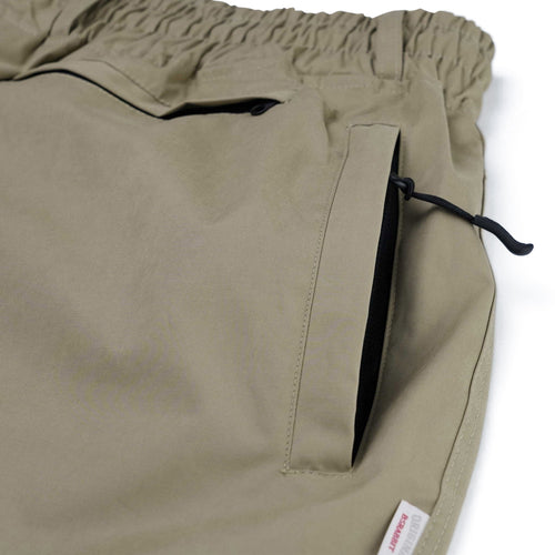 Soft Peach Super Wide Ventilation Pants Khaki