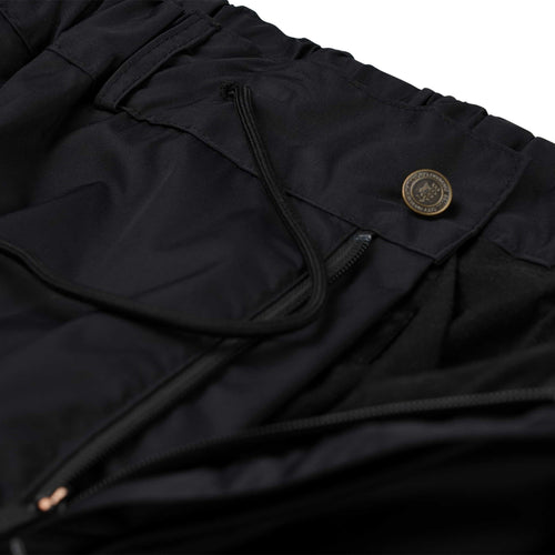 Unusual Super Wide Ventilation Pants Black