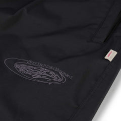 Unusual Super Wide Ventilation Pants Black