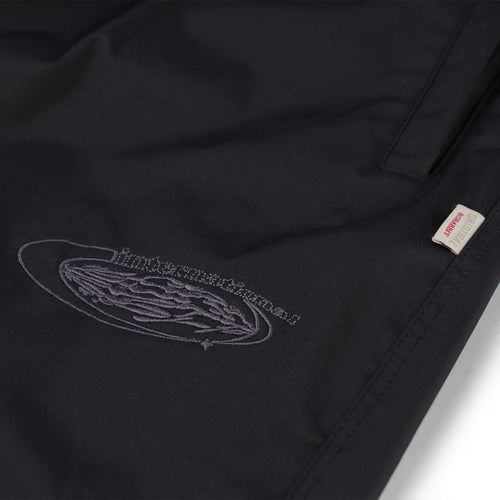 Unusual Super Wide Ventilation Pants Black