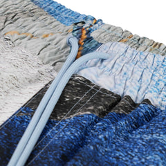 Original Pot-X Reflective Wide Jogger Pants Art Painting