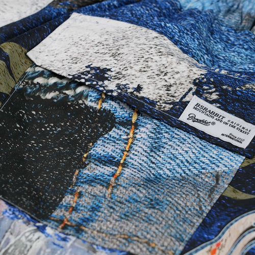 Original Pot-X Reflective Wide Jogger Pants Art Painting