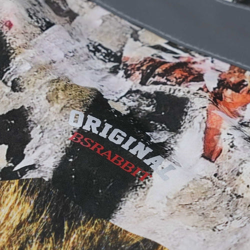 Original Pot-X Reflective Wide Jogger Pants Art Painting