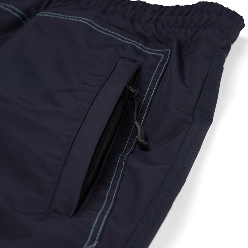 Stitch Box Wide Track Pants Dark Navy
