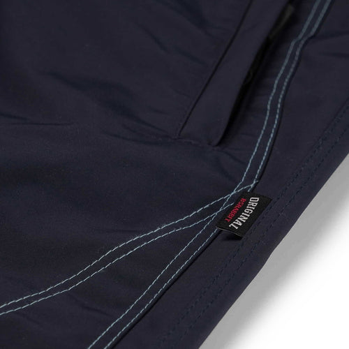 Stitch Box Wide Track Pants Dark Navy