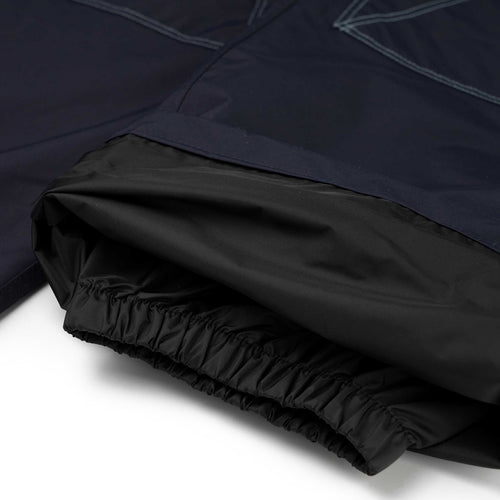 Stitch Box Wide Track Pants Dark Navy