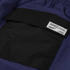 Stitch Box Wide Track Pants Purple