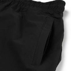 Open 4 Pocket Wide Track Pants Black / Corduroy Beige