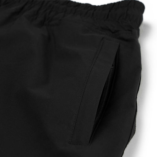 Open 4 Pocket Wide Track Pants Black / Corduroy Beige