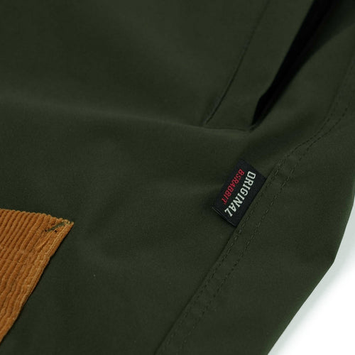 Open 4 Pocket Wide Track Pants Deep Khaki / Corduroy Brown