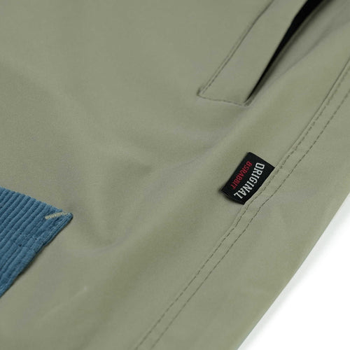 Open 4 Pocket Wide Track Pants Ash Khaki / Corduroy Sky