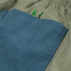 Open 4 Pocket Wide Track Pants Ash Khaki / Corduroy Sky