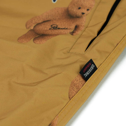 3D Bearrabbit Wide Track Pants Brown