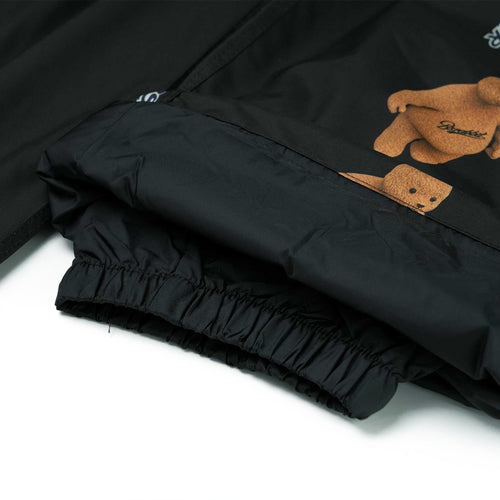 3D Bearrabbit Wide Track Pants Black