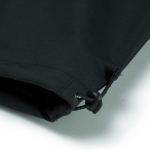 Cargo Pocket Wide Bib Pants Black