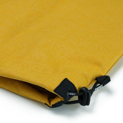 Cargo Pocket Wide Bib Pants Herringbone Mustard