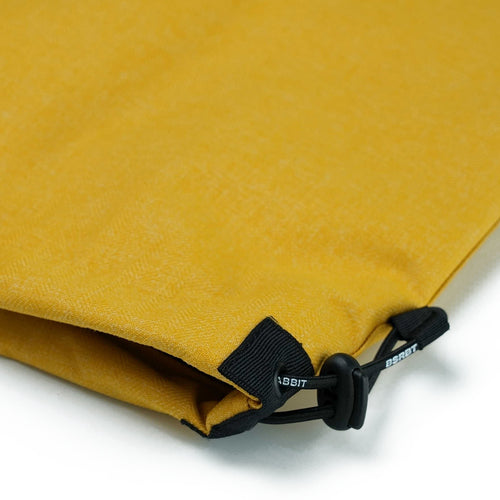 Cargo Pocket Wide Bib Pants Herringbone Mustard