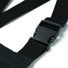 Cargo Pocket Wide Bib Pants 3D Bear Rabbit Black